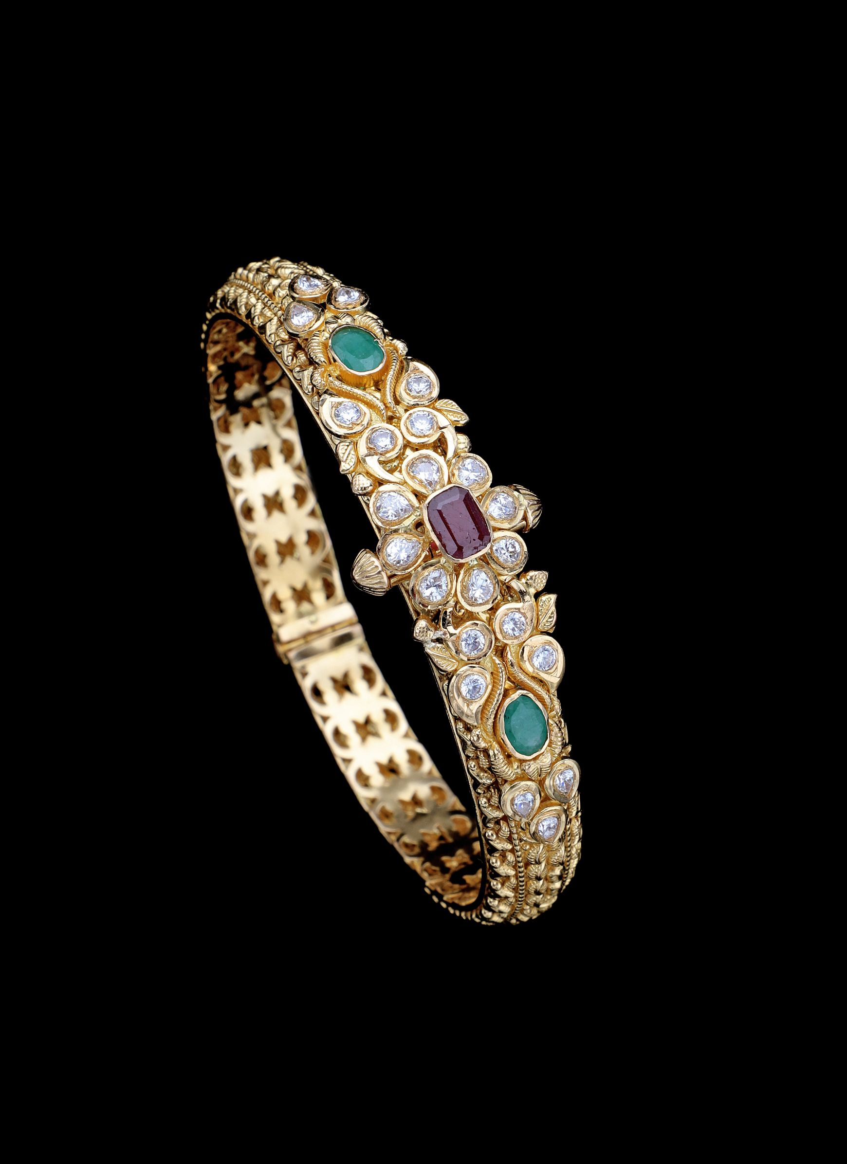 Cz Pachi Bangle Kada